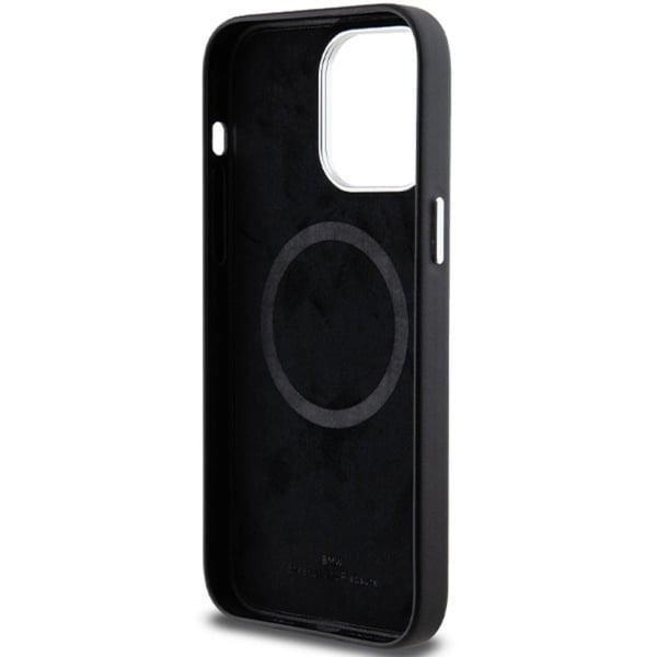 BMW-puhelinkotelo iPhone 15 Pro Magsafe Signature Wrapped Metal