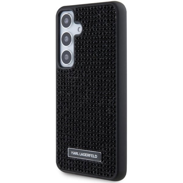 KARL LAGERFELD Mobilskal till Galaxy S24 Rhinestone Logo Metal Plate