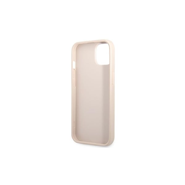 iPhone 13 Pro Max lyserød hård taske med kortslot - trekantlogo