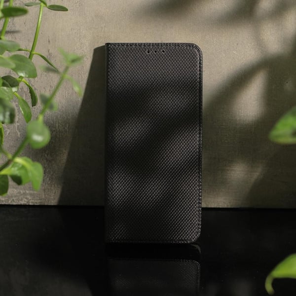 Svart Magnet fodral Stöttåligt Skydd till iPhone 12/12 Pro