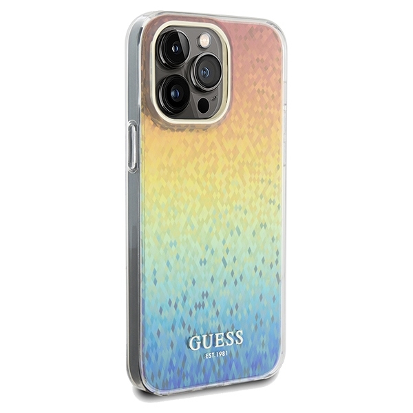 Guess iPhone 13 Pro Max Iriserende Disk Cover