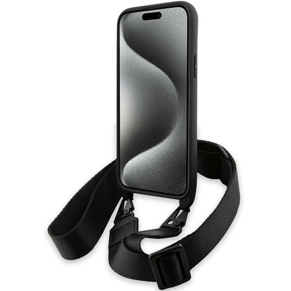 BMW iPhone 15/14 Plus Halsbandsskal M Edition Carbon Stripe
