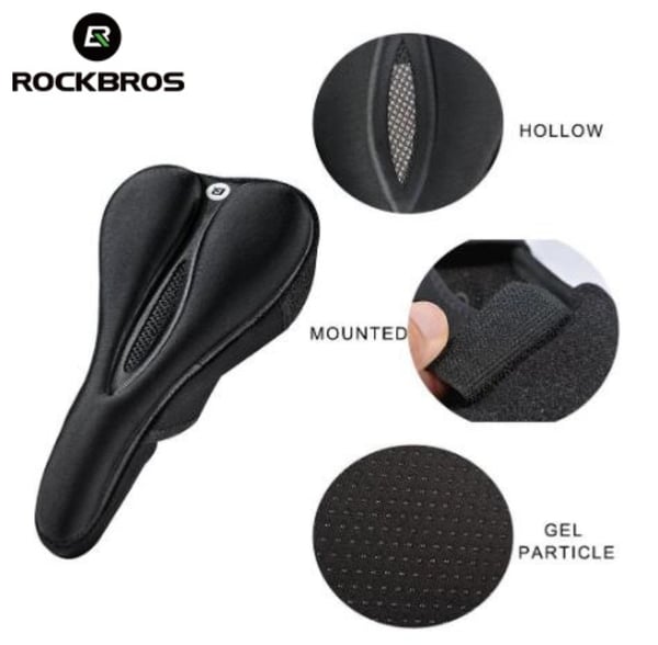 Rockbros geeli-pyöränistuinpäällinen silikonista - Large