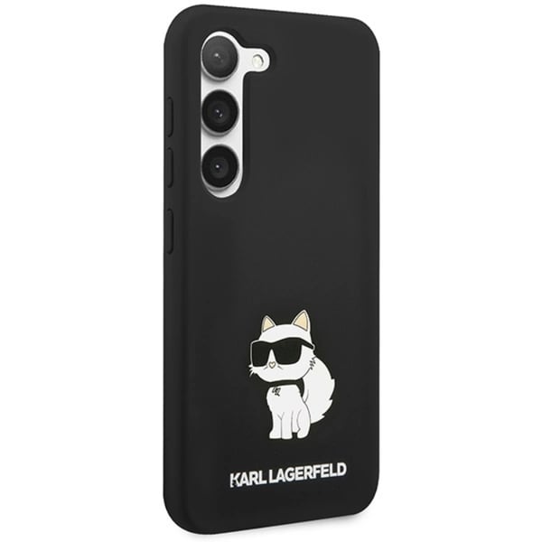 Karl Lagerfeld Mobilskal till Galaxy S24 Plus Silikon Choupette - Svart