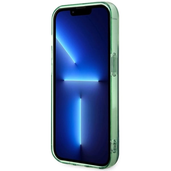 BMW Mobilskal till iPhone 15 Pro Magsafe M Tricolor Stripes - Grön