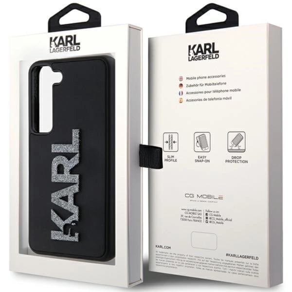 Karl Lagerfeld Mobilskal till Galaxy S23 3D Rubber Glitter Logo