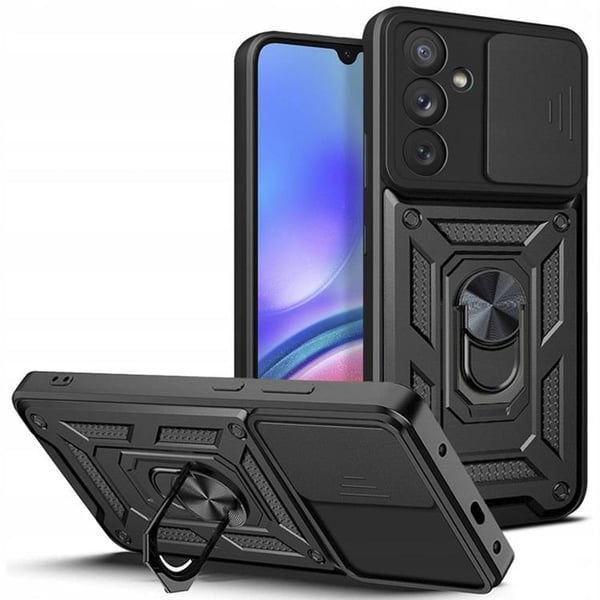 Tech-Protect matkapuhelimen kuori Galaxy S23 FE Camshield Pro - Musta