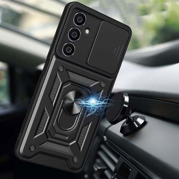 Tech-Protect matkapuhelimen kuori Galaxy S23 FE Camshield Pro - Musta