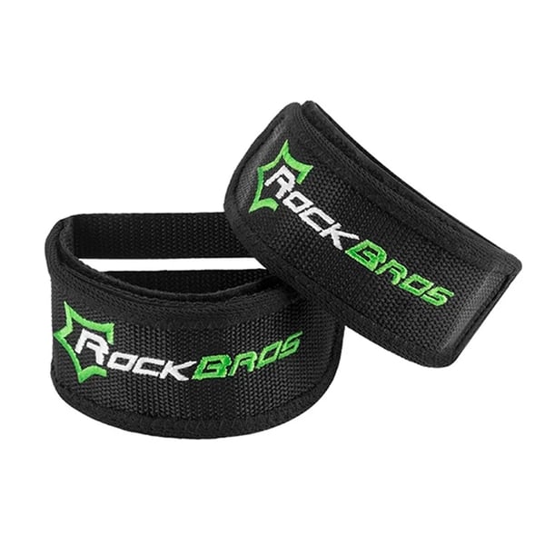 Rockbros cykelpedalremmar - Svart