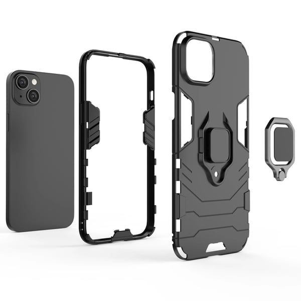 Mobilskal till iPhone 14 Pro Max Ring Armor - Svart