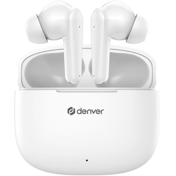DENVER TWE-48W Trådlös Bluetooth Hörlur med Laddetui