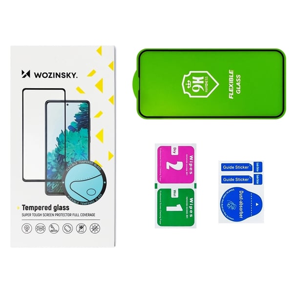 Wozinsky Huawei Y6p Skärmskydd härdat glas - Svart