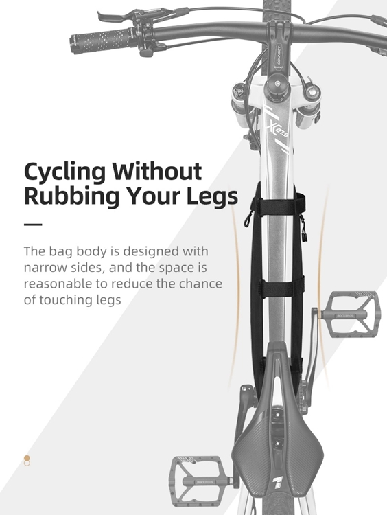 Rockbros Cykeltaske Med Velcro AS-043 - Sort