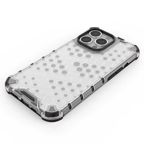 Telefontaske til iPhone 13 Pro Honeycomb Armor - Rød