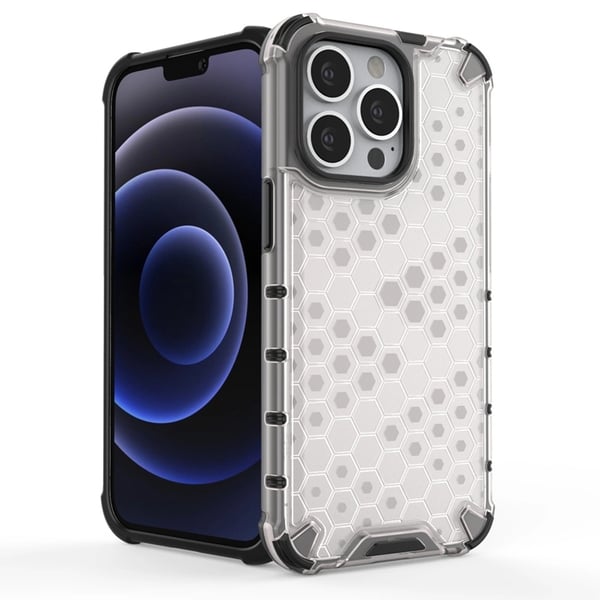 Telefontaske til iPhone 13 Pro Honeycomb Armor - Blå