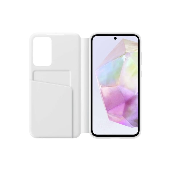 Samsung Galaxy A35 5G Pung Etui Smart View - Hvid