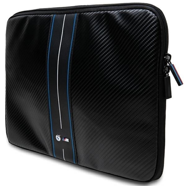 BMW Datorfodral 14'' Carbon & Blå Stripe - Svart