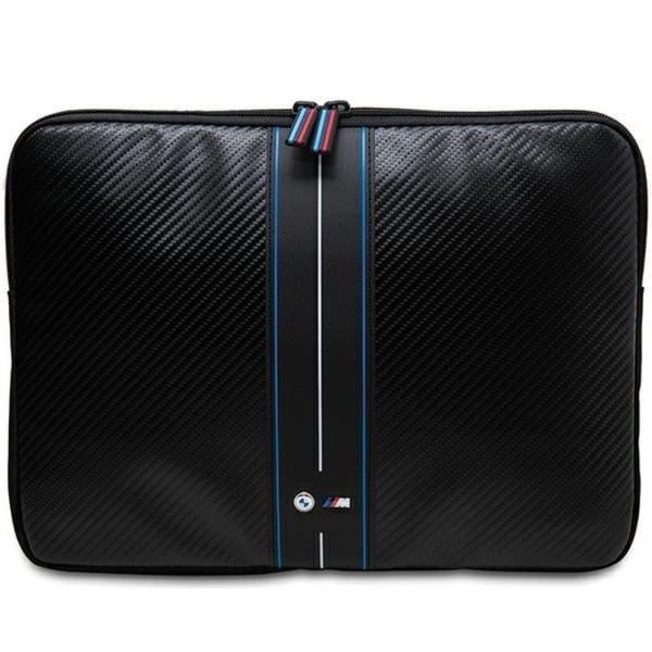 BMW Datorfodral 14'' Carbon & Blå Stripe - Svart