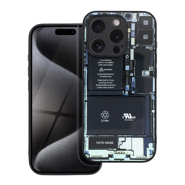 Mobilskal till iPhone 14 Plus Tech Pattern 1