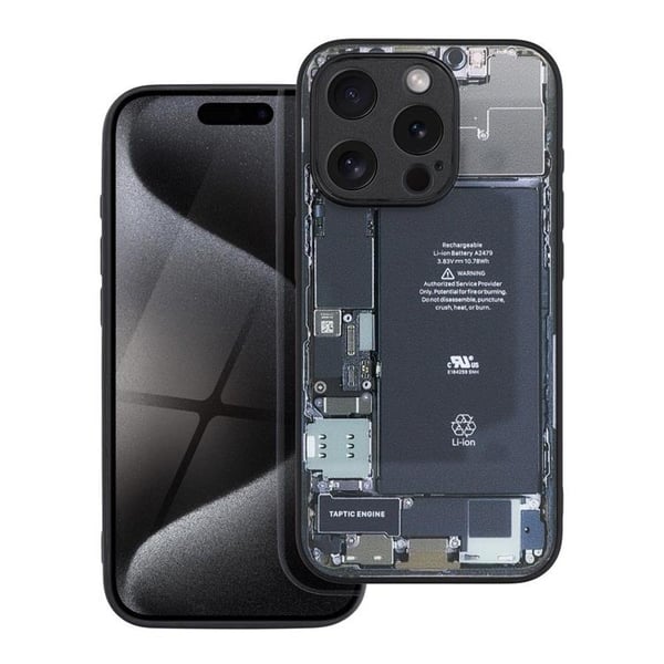 Mobilskal till iPhone 14 Plus Tech Pattern 2