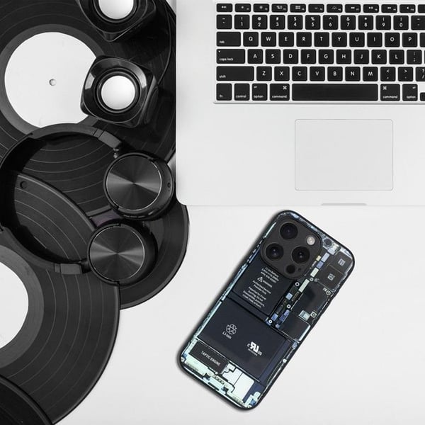Mobilskal till iPhone X Tech Pattern 1