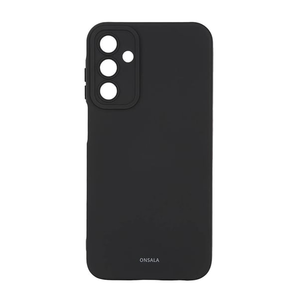 Onsala-puhelinkuori Galaxy A15 4G/5G Silikonituntuma - Musta