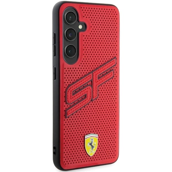Ferrari Mobilskal till Galaxy S24 Big SF Perforated - Röd