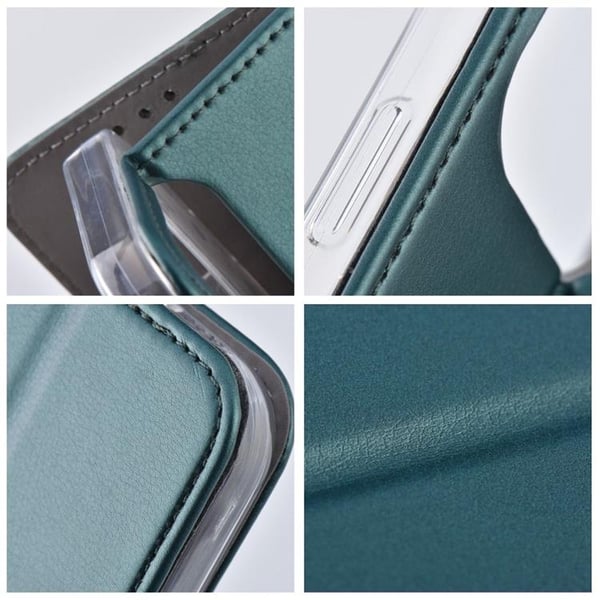 Motorola Moto G84 Plånboksfodral Smart Magneto - Mörkgrön