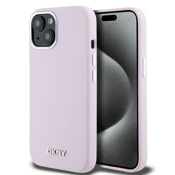 DKNY Mobilskal till iPhone 15/14 Plus Magsafe Small Metal Logo