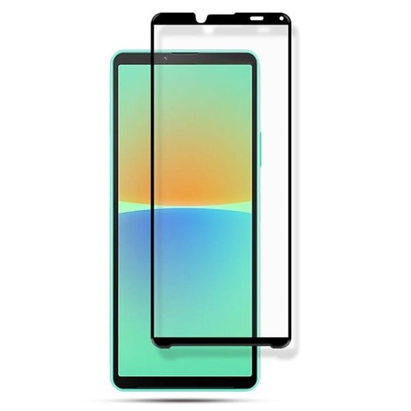 Mocolo Sony Xperia 10 III Hærdet Glas Skærmbeskytter - Sort
