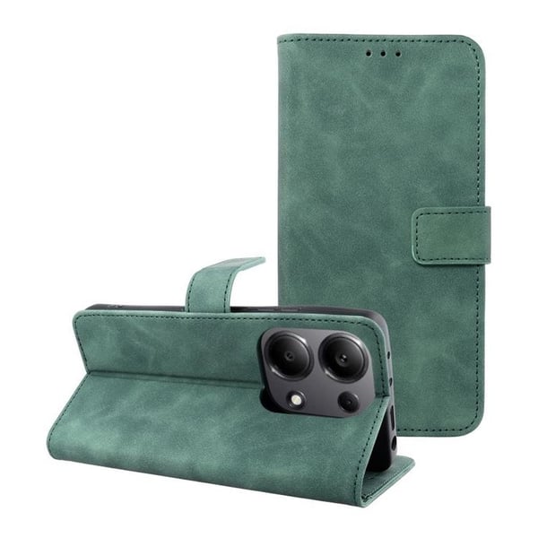 Xiaomi Redmi Note 13 Pro 4G Plånboksfodral Tender - Grön