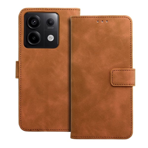 Xiaomi Redmi Note 13 5G Plånboksfodral Tender - Brun