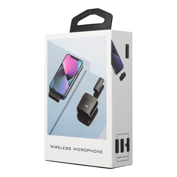 Trådløs Lavalier-mikrofon til iPhone Lightning 8-pin