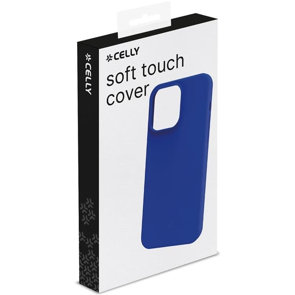 Celly Mobilskal till iPhone 16 Cromo Soft Rubber - Blå