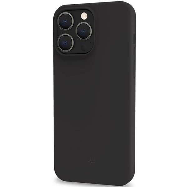 Celly matkapuhelimen kuori iPhone 16 Pro Cromo Soft Rubber - Musta