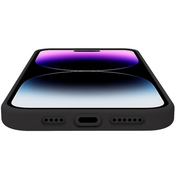 Celly Telefontaske til iPhone 16 Pro Max Cromo Blød Gummi - Sort