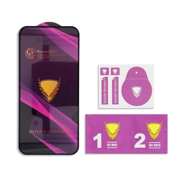 OG Xiaomi 13T/13T Pro Härdat Glas Skärmskydd Premium - Svart