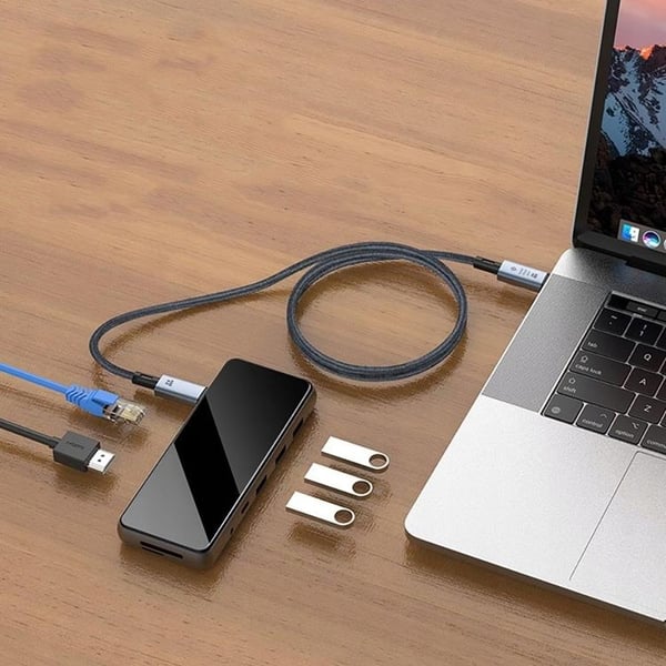 Tech-Protect USB-C–USB-C-kaapeli Ultraboost 40GBPS PD 240W 1m
