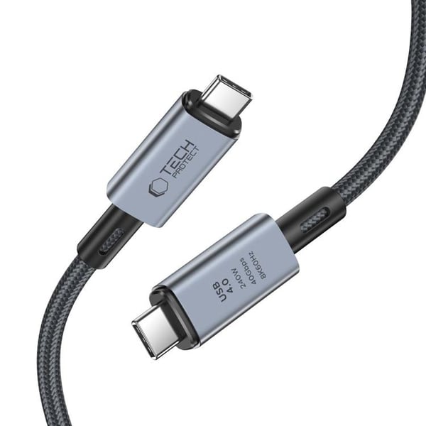 Tech-Protect USB-C–USB-C-kaapeli Ultraboost 40GBPS PD 240W 1m