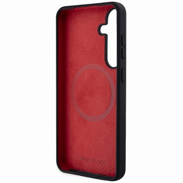AMG Mobilskal till Galaxy S24 MagSafe Silikon Carbon Patter - Svart