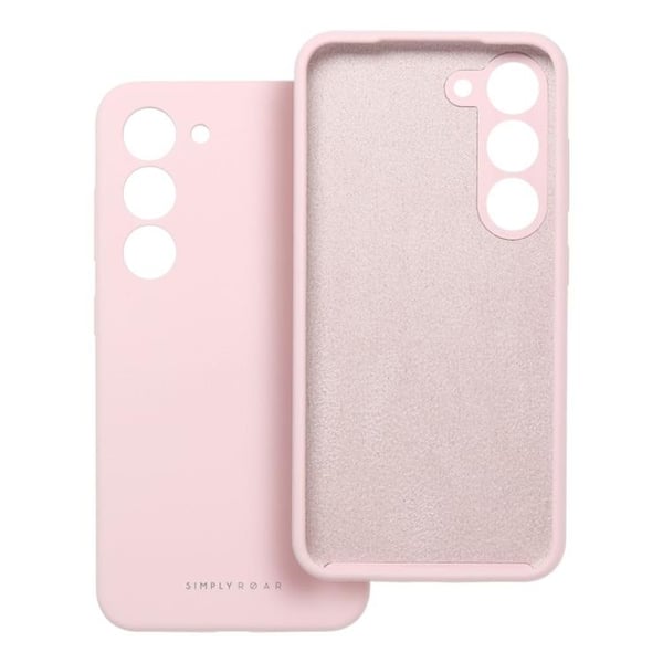 Roar telefontaske til Galaxy A55 5G Cloud Skin - Lyserød