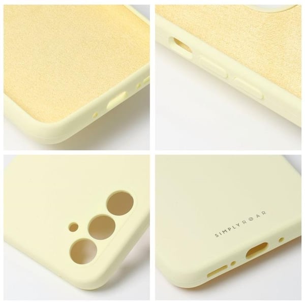 Roar Mobilskal till Galaxy S23 5G Cloud Skin - Ljusgul