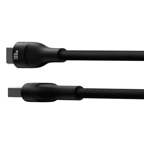 Baseus USB-C til USB-A kabel Flash 2 100W 2m - Sort