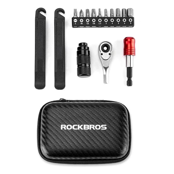 Rockbros Cykelreparationssats - Svart