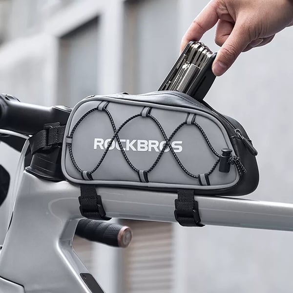 Rockbros Cykelväska för Ram 0.9 L 3012010901 - Silver