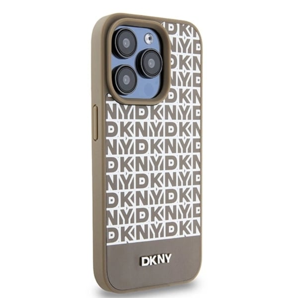DKNY Mobilskal till iPhone 15 Pro Magsafe Läder Printed Pattern