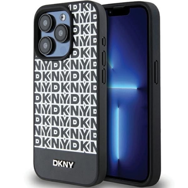 DKNY Mobilskal till iPhone 15 Pro Magsafe Läder Printed Pattern