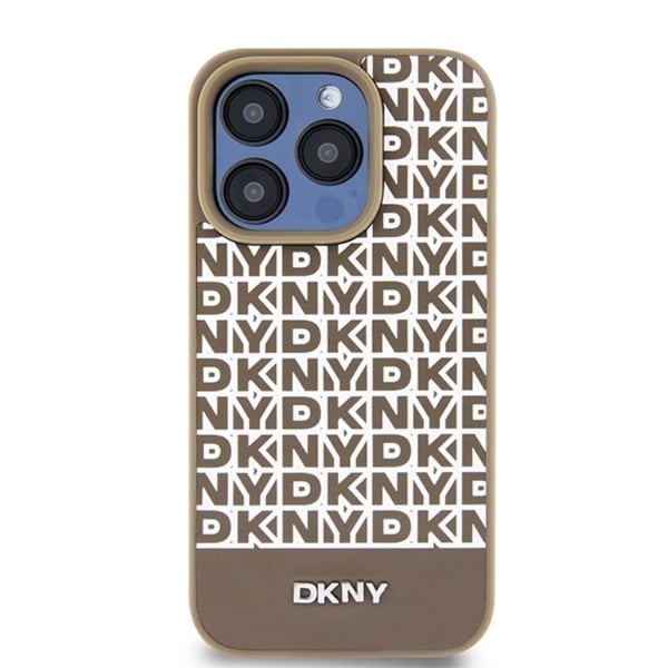 DKNY Mobilskal till iPhone 15/14/13 Magsafe Läder Printed Pattern
