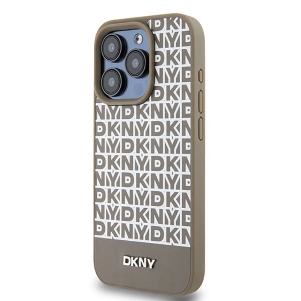 DKNY Mobilskal till iPhone 15/14/13 Magsafe Läder Printed Pattern