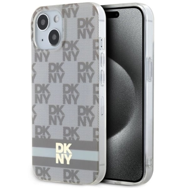 DKNY Mobilskal till iPhone 15/14 Plus Magsafe IML Checkered Mono